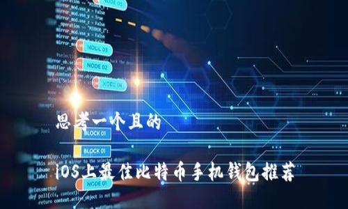 思考一个且的

iOS上最佳比特币手机钱包推荐
