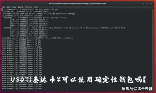 USDT（泰达币）可以使用确定性钱包吗？